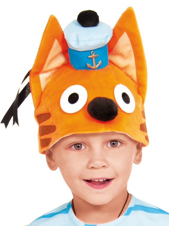 Шапочка к костюму Коржика из "Три кота"