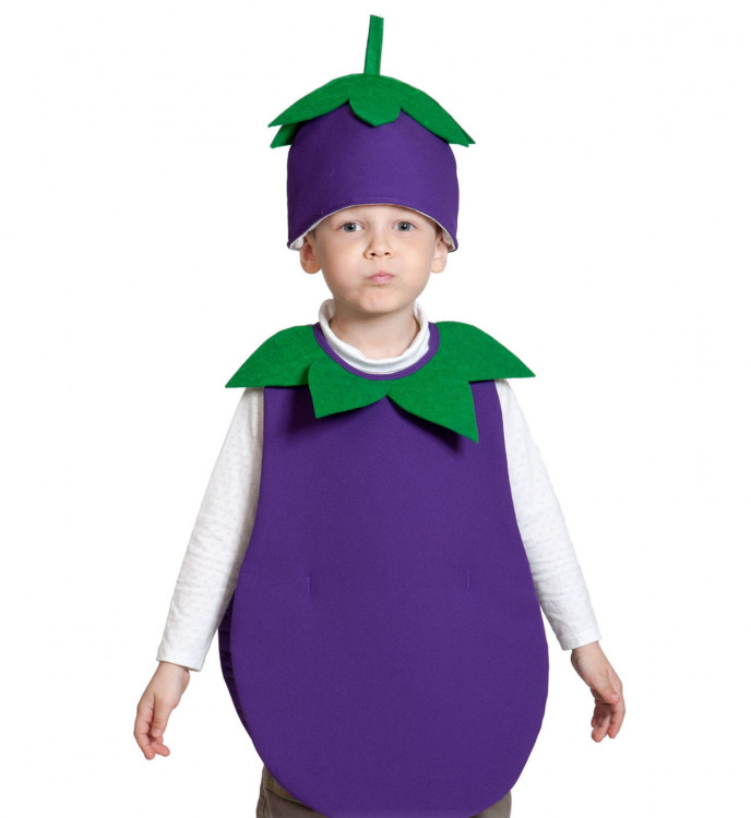 Карнавальный костюм "Баклажан" детский